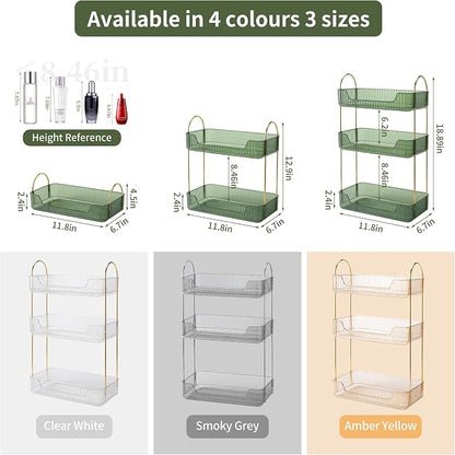 YCIA&DONE Bathroom Organizer Countertop, Makeup Storage, Skincare Cosmetic Tray - Image 5