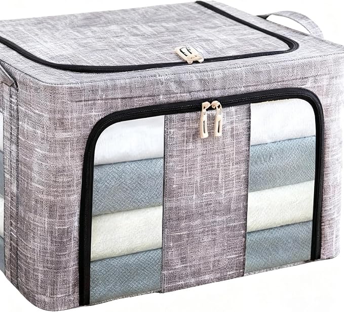 Storage Bins for Clothes, 66L Waterproof Stackable Bag, Large Clothes Storage - Image 6