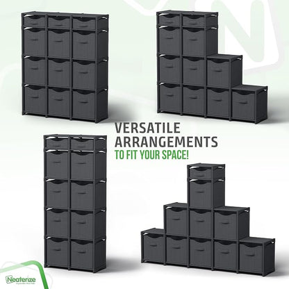 12 Cube Closet Organizers And Storage | Includes All Storage Cube Bins | Easy - Image 4