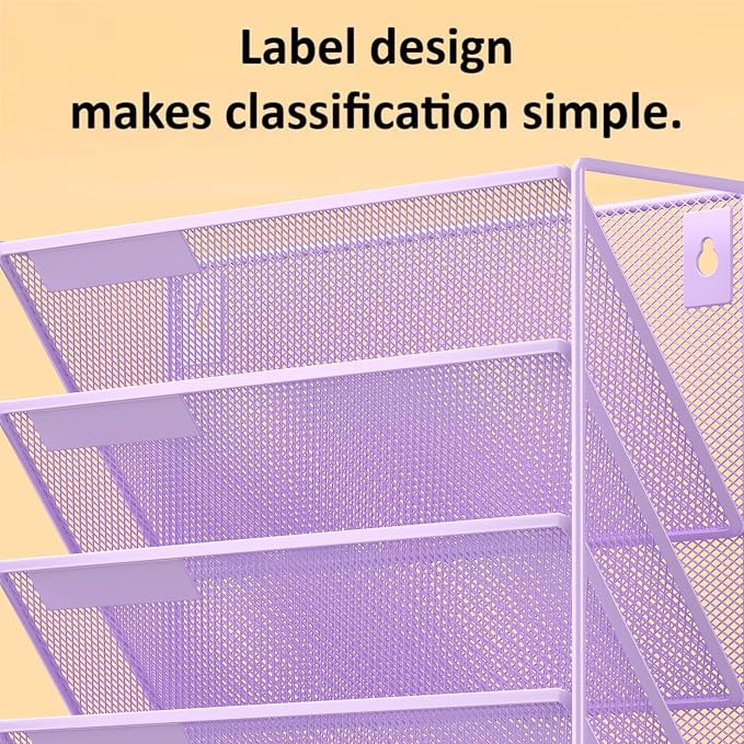 Kuntine.B Wall File Organizer Office Hanging Magazine Holder Wall File Organizer - Image 5