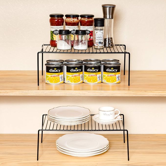 iPEGTOP Kitchen Cabinet Storage Shelf Rack - Image 6