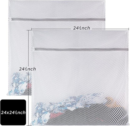 2 XX-Large Honeycomb Mesh Laundry Bag Delicates Durable - Image 4