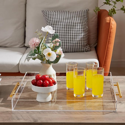 Extra Large Clear Acrylic Serving Tray - Image 5