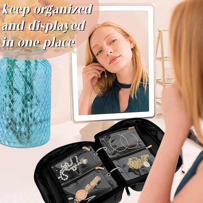Travel Jewelry Organizer Case, Jewelry Bags - Image 2