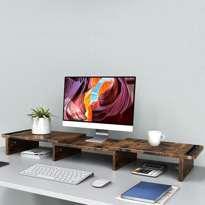 Zimilar Dual Monitor Stand Riser, Monitor Stand - Image 4