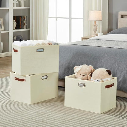 3-Pack Foldable Fabric Storage Bins - Image 7