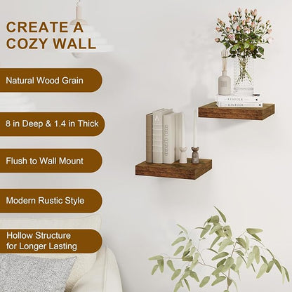 Fun Memories Floating Shelves, 8 Inch Deep Floating Shelves - Image 5