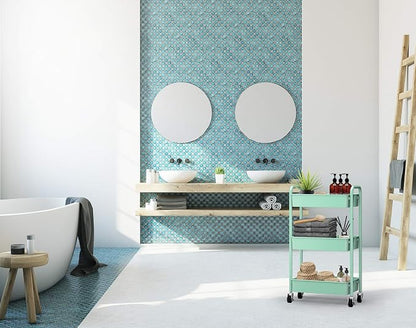 CAXXA 3-Tier Rolling Metal Storage Organizer - Image 9