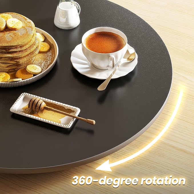 19.7" Lazy Susan Turntable – 360° Sinteredstone Silent Anti-Slip Turntable - Image 2