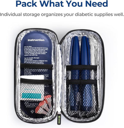 AUVON Insulin Cooler Travel Case - Image 3
