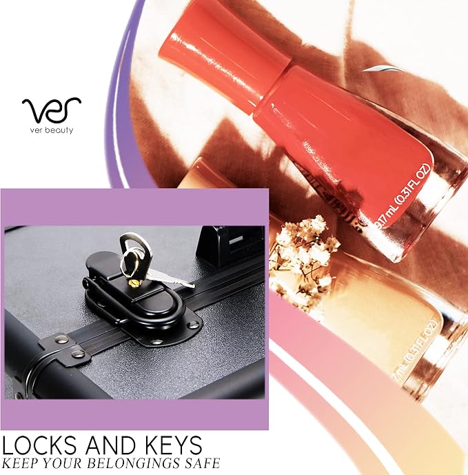 Ver Beauty Makeup Organizer, Cosmetic Travel Kit, Makeup Artist Supplies - Image 6