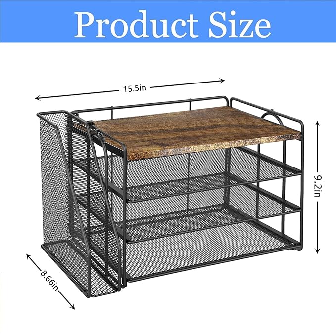 gianotter Wood Paper Organizer - Image 4