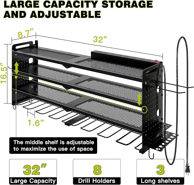 Power Tool Organizer Wall Mount - Image 3