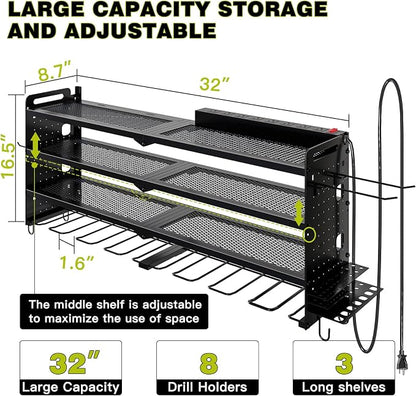 Power Tool Organizer Wall Mount - Image 3