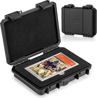 Graded Card Storage Box Case, Sports Trading Card Box by MIXPOETStorage