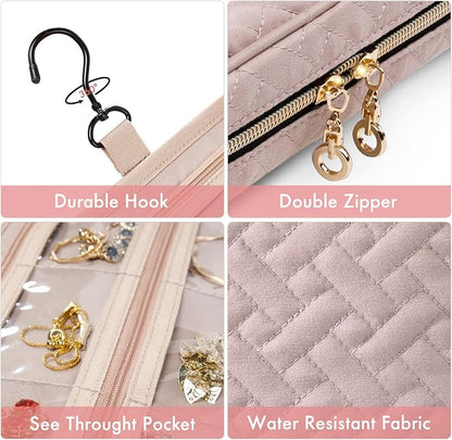 SFYBYHEART Travel Jewelry Organizer Case, Jewelry Travel Bags - Image 5