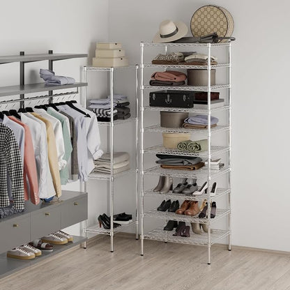24" Deep x 30" Wide x 86" Height Wire Shelving Kit | 10-Tier | NSF Commercial - Image 5