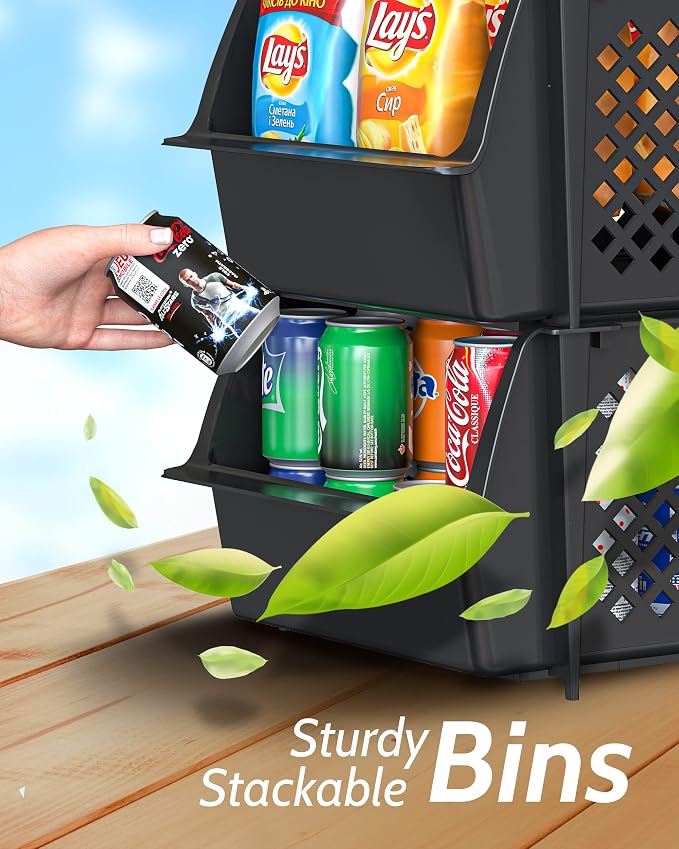 TidyFriend Stackable Storage Bins - Image 6