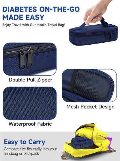 Insulin Vial Cooler Travel Case – Diabetic Travel Case TSA Approved, Medicine - Image 6