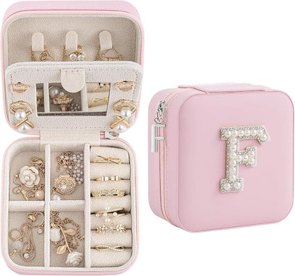 Birthday Gifts For Women, Initial Jewelry Box, Travel Jewelry Case, Gifts for by Unknown