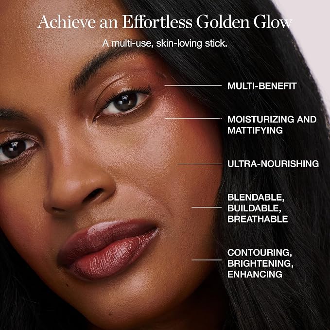 Ogee Sculpted Face Stick Certified Organic Bronzer Stick & Highlighter Makeup - Image 6