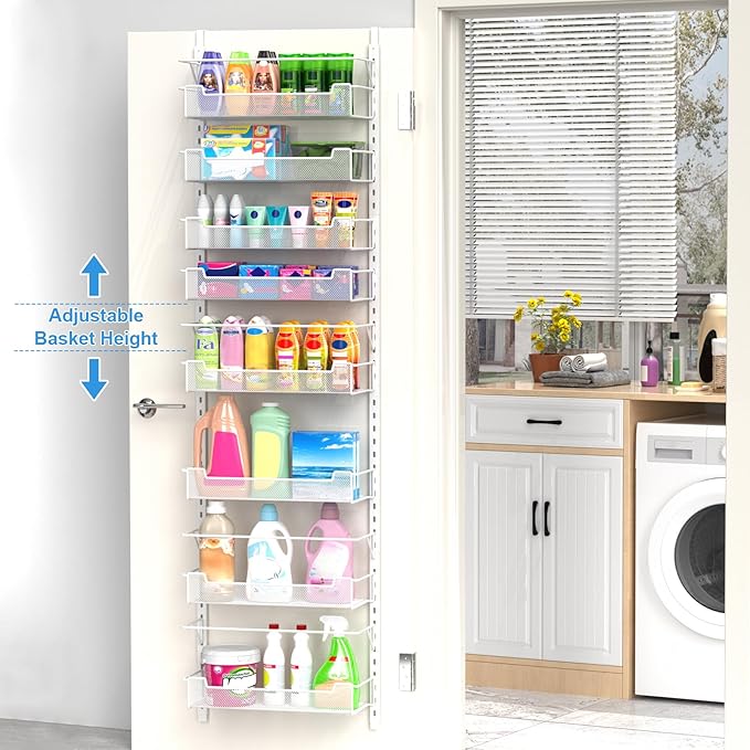 Over the Door Pantry Organizer, 8-Tier Over the Door Organizer - Image 2