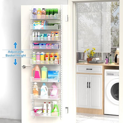 Over the Door Pantry Organizer, 8-Tier Over the Door Organizer - Image 2