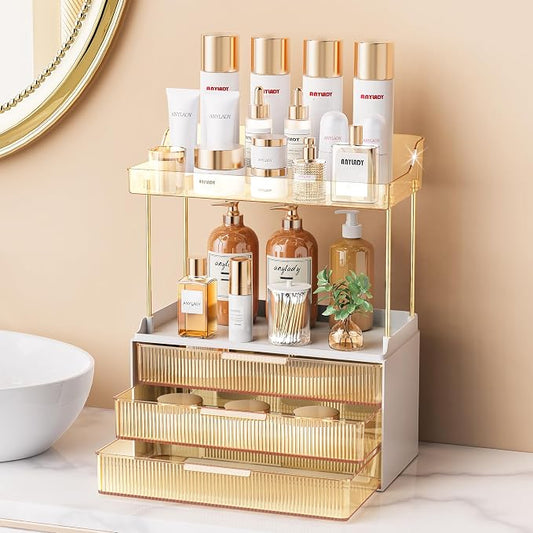Bathroom Organizers and Storage, Makeup Organizer, Countertop, Dresser Organizer by Anylady