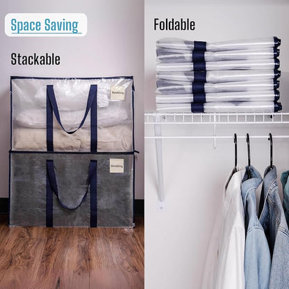 VENO 10 Pack Moving Bags and Large Christmas Storage Bins - Image 6