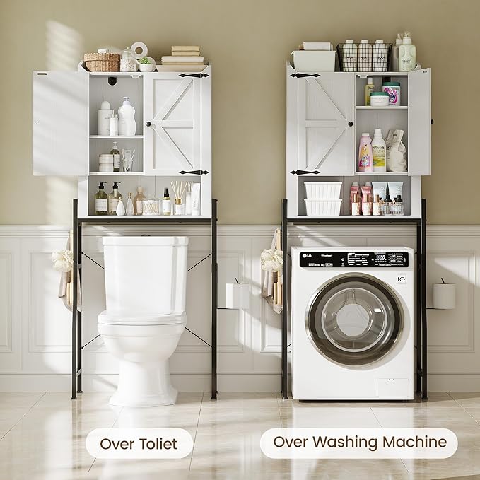 Over The Toilet Storage Cabinet, Over Toilet Organizer - Image 6