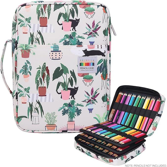 JAKAGO 220 Slots Colored Pencil Case Large Capacity Pen Holder by JAKAGO