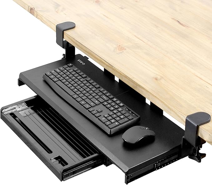 VIVO Large Keyboard Tray Under Desk Pull Out Platform by VIVO