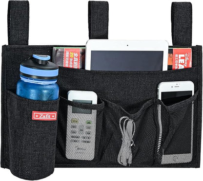 Linen Bedside Caddy, Bedside Storage Organizer - Image 2