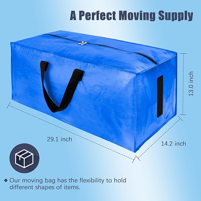 4 Pack Large Strong Moving Bags - Image 2