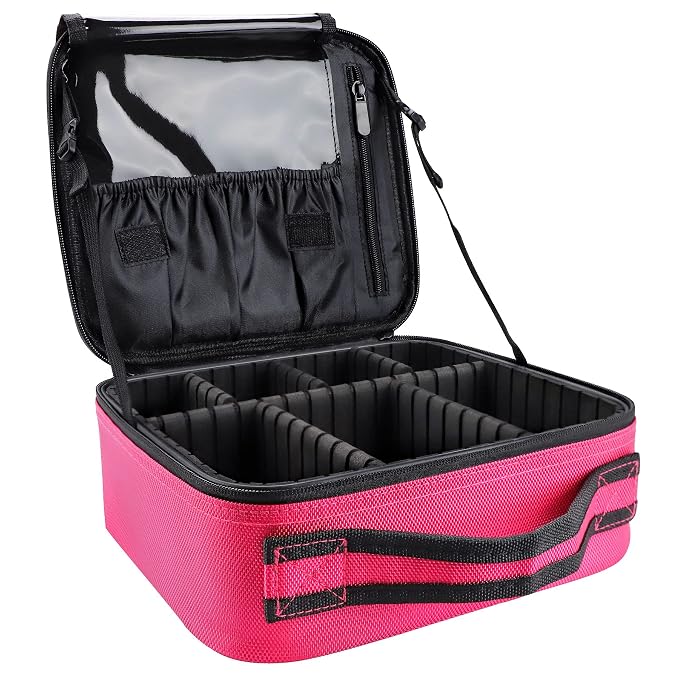 gzcz Travel Makeup Bag, Portable Makeup Case by GZCZ