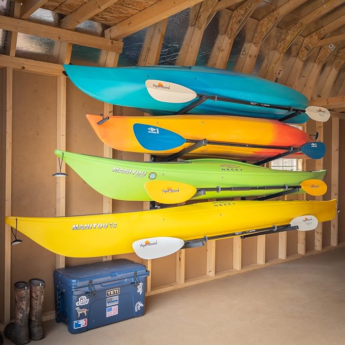 StoreYourBoard G-Kayak Wall Rack – Heavy-Duty Indoor Kayak Rack - Image 9