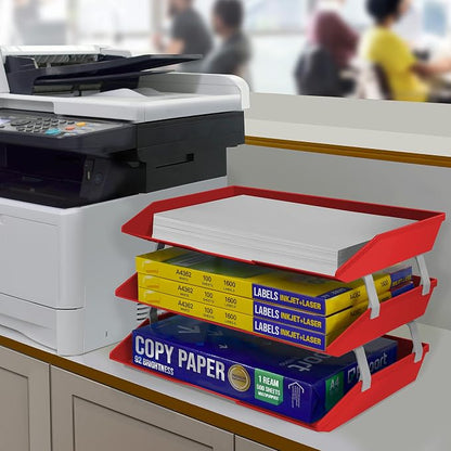 Acrimet Facility 4 Tier Letter Tray, Side Load, Letter Size/A4, Desktop File - Image 4