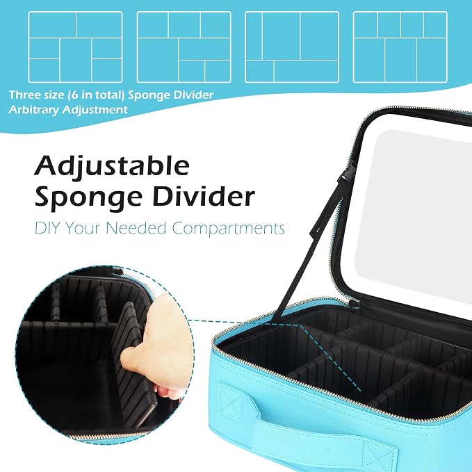 MOMIRA Travel Makeup Bag Cosmetic Bag Makeup Organizer Bag - Image 4