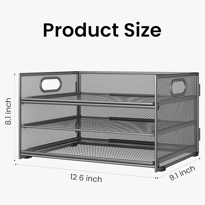 Subekyu 3 Tier Paper Letter Tray Organizer - Image 3