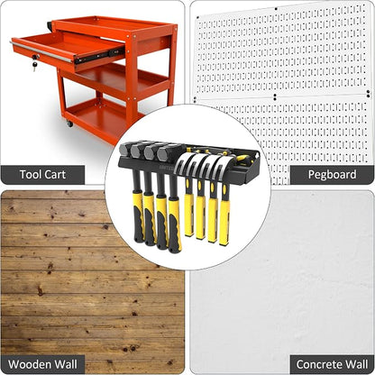 UNITEDPOWER Hammer Holder, Wall Mount Storage Rack Organizer - Image 6