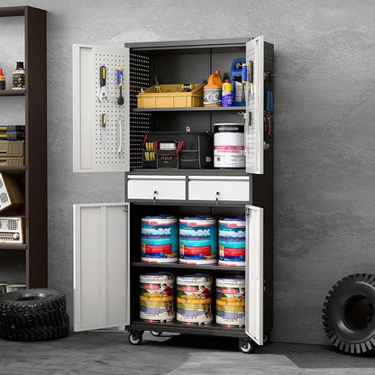 71''H Metal Storage Cabinet - Image 2