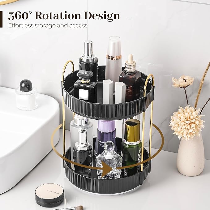 Aveniee 360 Rotating Makeup Organizer - Image 2