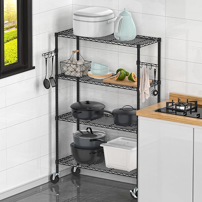 4-Tier Storage Shelving Unit - Image 6