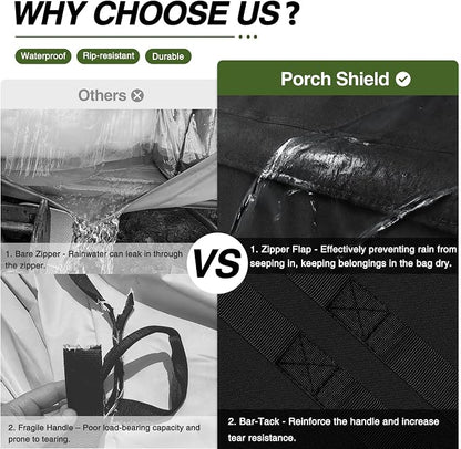 Porch Shield Outdoor Cushion Storage Bag 62 inch Waterproof Outside Storage Bags - Image 5