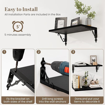 Floating Shelves for Wall, 8 Inch Deep Floating Shelf - Image 7