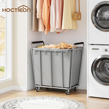 Hoctieon Large Laundry Cart - Image 7