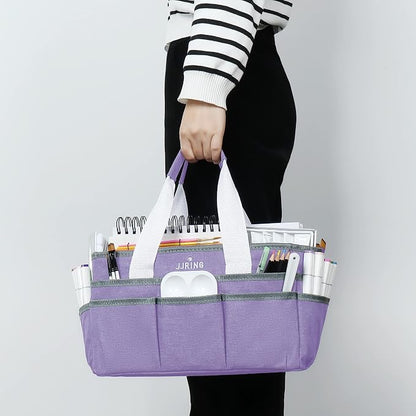 JJRING Craft Organizer Tote Bag, Art Storage Caddy - Image 8