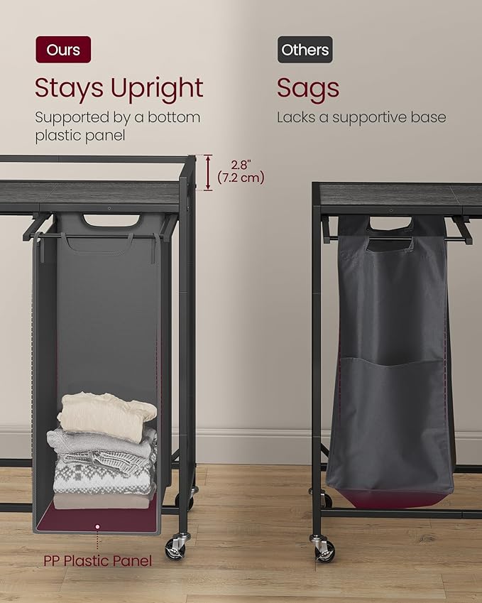 VASAGLE Laundry Sorter, 29 Gal. Laundry Hamper Basket - Image 5
