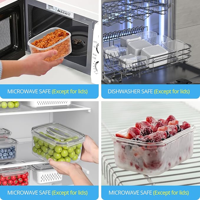 5 Pack Fruit Storage Containers - Image 5