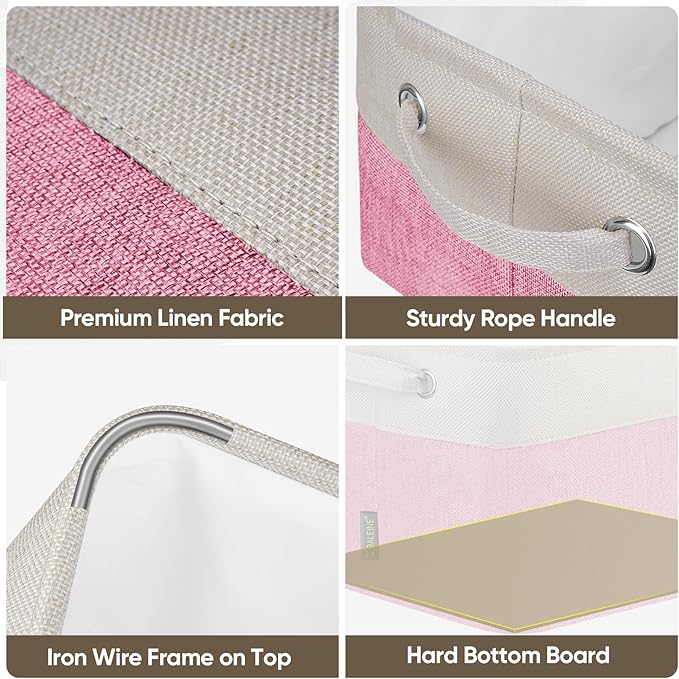 BALEINE 2 Pack Fabric Storage Bins - Image 4